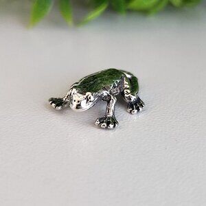 925 Sterling Silver Frog Charm